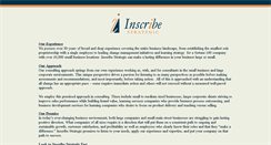 Desktop Screenshot of inscribestrategic.com